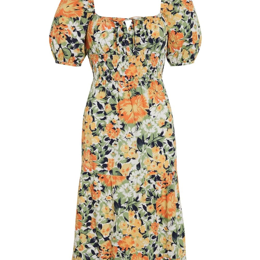 FAITHFULL THE BRAND - RENE MIDI DRESS IN PILOTTA FLORAL - NWT & NEVER WORN